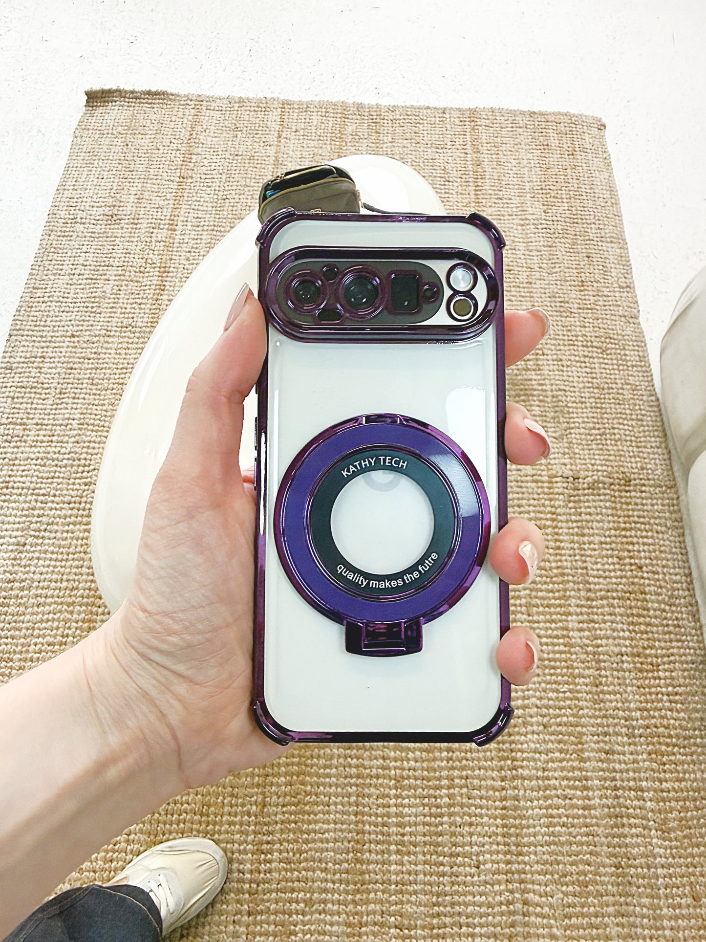 Halo Grip Clear Case