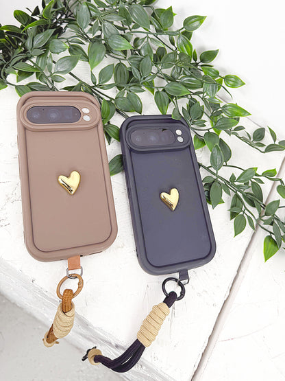 Luxe Heart Strap Case
