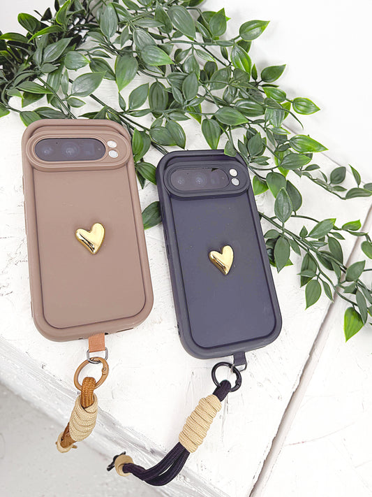 Luxe Heart Strap Case