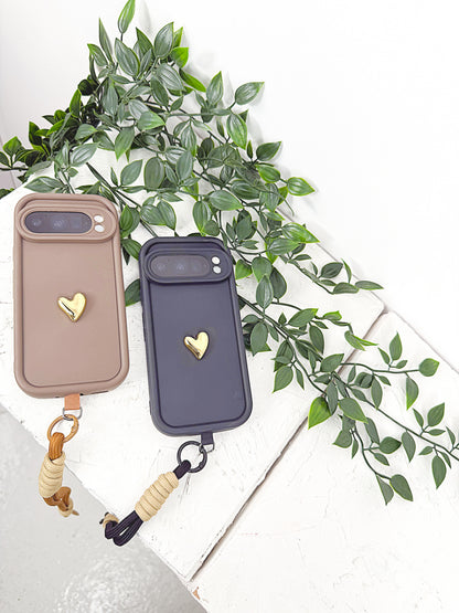 Luxe Heart Strap Case