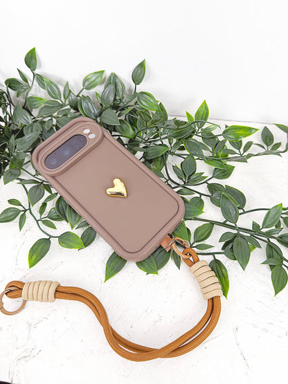 Luxe Heart Strap Case